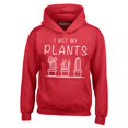 thumbnail image 1 of Shop4Ever Men's I Wet My Plants  Hooded Sweatshirt Hoodie XXX-Large Red, 1 of 5