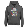 thumbnail image 1 of Shop4Ever Men's  If You Think My Hands are Full Heart Autism Hooded Sweatshirt Hoodie Small Charcoal, 1 of 5