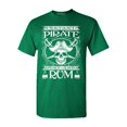 thumbnail image 1 of Shop4Ever Men's Instant Pirate Just Add Rum Graphic T-shirt XXX-Large Kelly, 1 of 5
