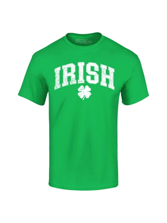 Men's Irish Shamrock St. Patrick's Day Graphic T-shirt X-Large Irish Green