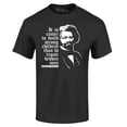 thumbnail image 1 of Shop4Ever Men's It Is Easier to Build Strong Children Fred Douglass Graphic T-shirt XXX-Large Black, 1 of 5