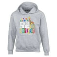 thumbnail image 1 of Shop4Ever Men's It's OK to Be Different Autism Awareness Giraffe Hooded Sweatshirt Hoodie Large Sports Grey, 1 of 5