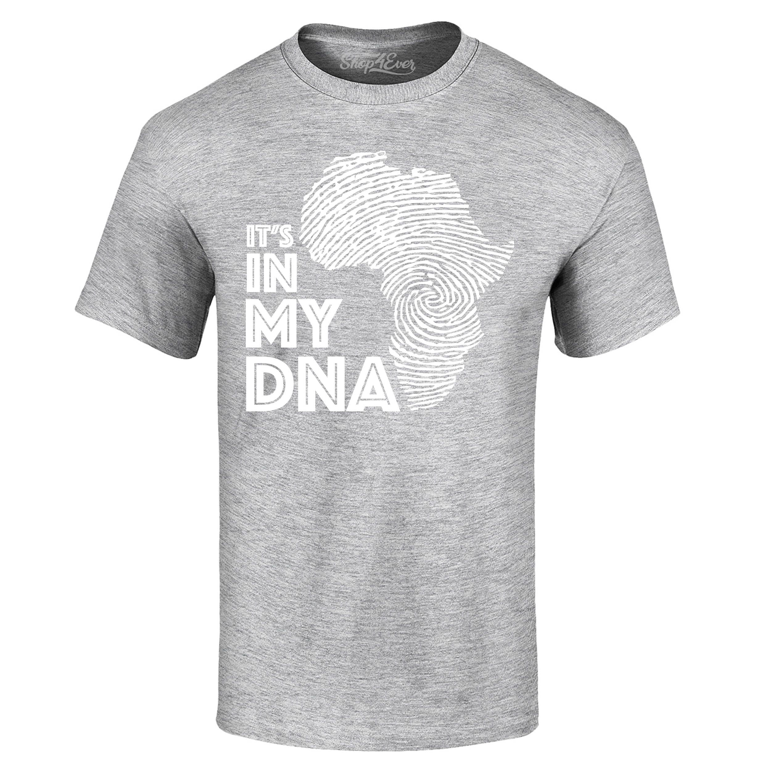 Shop4Ever Men's It's in My DNA African Pride Graphic T-shirt XXXXX