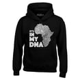 thumbnail image 1 of Shop4Ever Men's It's in My DNA African Pride Hooded Sweatshirt Hoodie XX-Large Black, 1 of 5