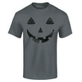 thumbnail image 1 of Shop4Ever Men's Jack O' Lantern Halloween Pumpkin Costume Graphic T-shirt Small Charcoal, 1 of 5