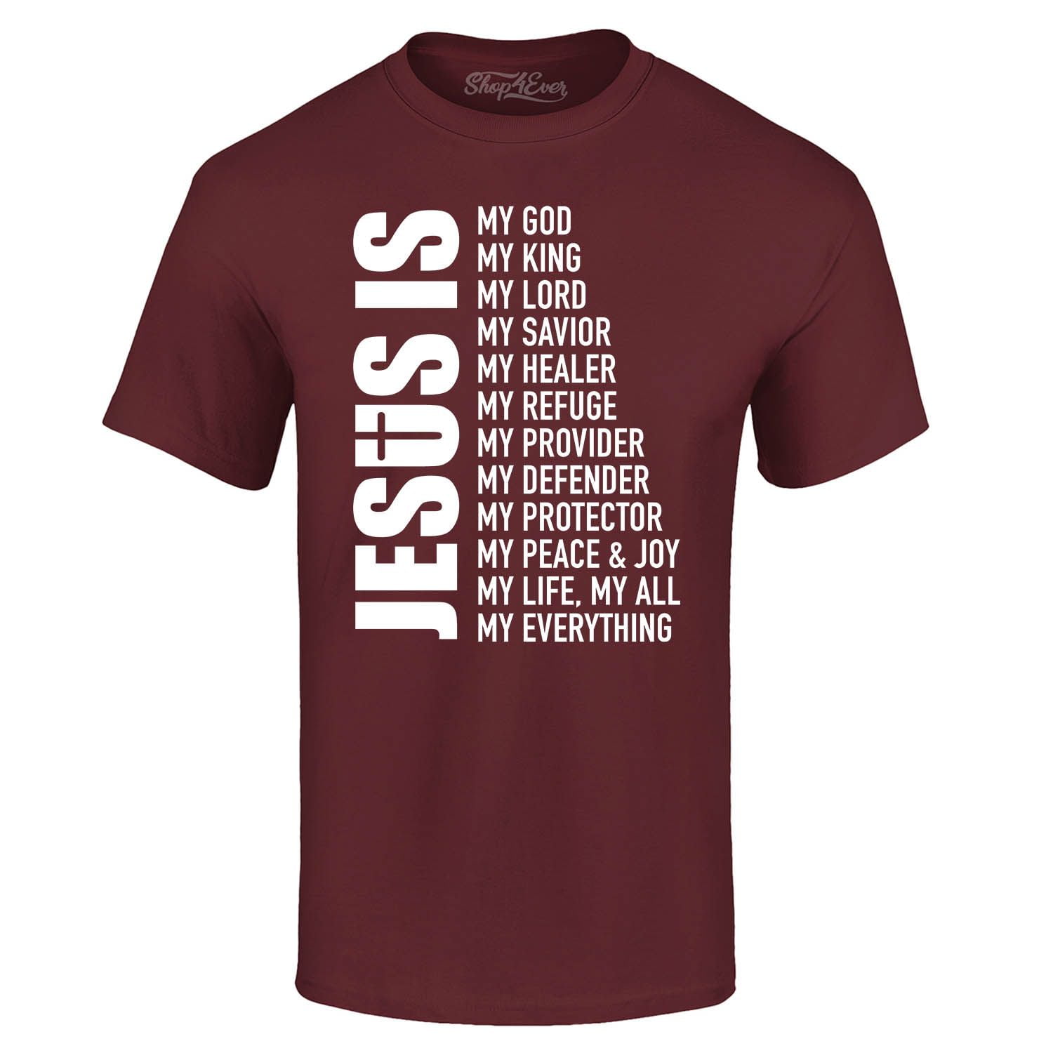 Shop4Ever Men's Jesus Is My Everything My God My Savior Christian ...