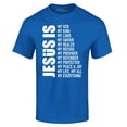 thumbnail image 1 of Shop4Ever Men's Jesus Is My Everything My God My Savior Christian Graphic T-shirt X-Large Royal Blue, 1 of 5