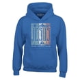 thumbnail image 1 of Shop4Ever Men's Jesus The Way The Life The Truth Hooded Sweatshirt Hoodie Small Royal Blue, 1 of 5