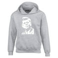 thumbnail image 1 of Shop4Ever Men's John F. Kennedy JFK 1960's President American Icon Hooded Sweatshirt Hoodie XXX-Large Sports Grey, 1 of 5