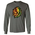 thumbnail image 1 of Shop4Ever Men's Juneteenth African History Lion Long Sleeve Shirt XX-Large Charcoal, 1 of 5