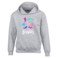 thumbnail image 1 of Shop4Ever Men's Just A Girl Who Loves Dragons Hooded Sweatshirt Hoodie Medium Sports Grey, 1 of 5