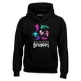 thumbnail image 1 of Shop4Ever Men's Just A Girl Who Loves Dragons Hooded Sweatshirt Hoodie XXX-Large Black, 1 of 5