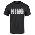 thumbnail image 1 of Shop4Ever Men's King African Pattern Style  Graphic T-shirt Large Black, 1 of 5