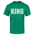 thumbnail image 1 of Shop4Ever Men's King African Pattern Style  Graphic T-shirt X-Large Kelly, 1 of 5