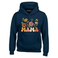 thumbnail image 1 of Shop4Ever Men's Mama Floral Flowers Retro Aesthetic Hooded Sweatshirt Hoodie XXX-Large Navy, 1 of 5