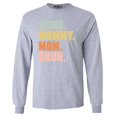 thumbnail image 1 of Shop4Ever Men's Mama Mommy Mom Bruh Long Sleeve Shirt XXX-Large Sports Grey, 1 of 5