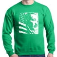 thumbnail image 1 of Shop4Ever Men's Martin Luther King Jr. Crewneck Sweatshirt Large Irish Green, 1 of 5