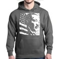 thumbnail image 1 of Shop4Ever Men's Martin Luther King Jr. Hooded Sweatshirt Hoodie Medium Charcoal, 1 of 5