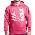 thumbnail image 1 of Shop4Ever Men's Martin Luther King Jr. Hooded Sweatshirt Hoodie Small Heliconia Pink, 1 of 5