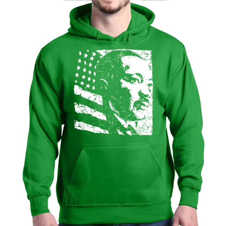 Shop4Ever Men's Martin Luther King Hooded Sweatshirt Hoodie X