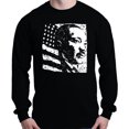 thumbnail image 1 of Shop4Ever Men's Martin Luther King Jr. Long Sleeve Shirt Small Black, 1 of 5
