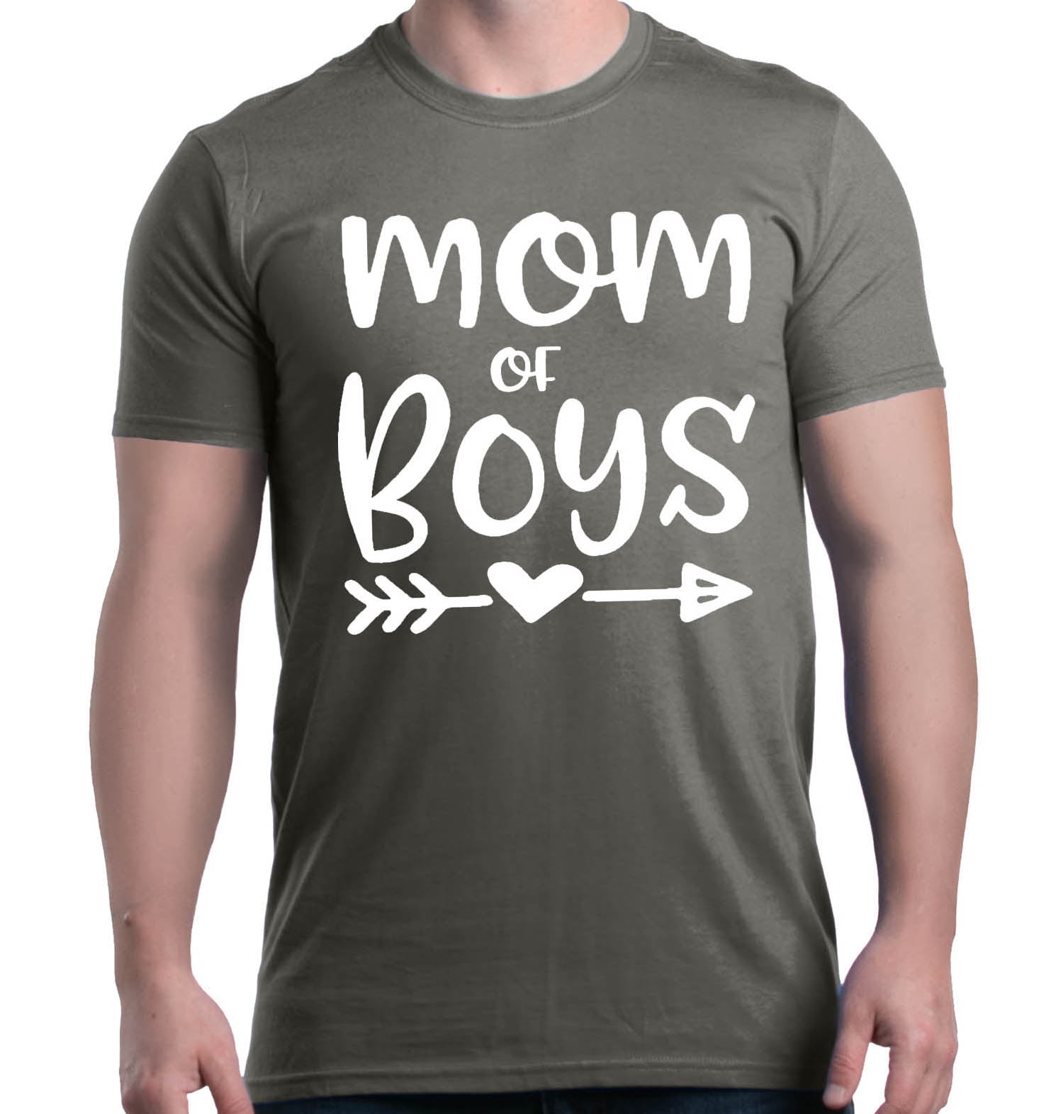 Shop4Ever Men's Mom of Boys Graphic T-shirt XXX-Large Maroon - Walmart.com