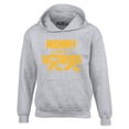 thumbnail image 1 of Shop4Ever Men's Mommy of a Warrior Hooded Sweatshirt Hoodie X-Large Sports Grey, 1 of 5