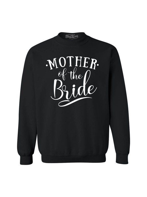 Men's Mother of the Bride Wedding Crewneck Sweatshirt XXX-Large Black