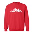 thumbnail image 1 of Shop4Ever Men's Mountains Scenery Nature Wildlife Crewneck Sweatshirt Small Red, 1 of 5