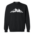 thumbnail image 1 of Shop4Ever Men's Mountains Scenery Nature Wildlife Crewneck Sweatshirt XXXXX-Large Black, 1 of 5