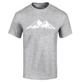 thumbnail image 1 of Shop4Ever Men's Mountains Scenery Nature Wildlife Graphic T-shirt Small Sports Grey, 1 of 5