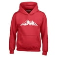 thumbnail image 1 of Shop4Ever Men's Mountains Scenery Nature Wildlife Hooded Sweatshirt Hoodie Small Red, 1 of 5