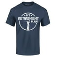 thumbnail image 1 of Shop4Ever Men's My Retirement Plan Golfing Graphic T-shirt XX-Large Navy, 1 of 5