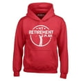 thumbnail image 1 of Shop4Ever Men's My Retirement Plan Golfing Hooded Sweatshirt Hoodie Small Red, 1 of 5