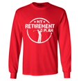 thumbnail image 1 of Shop4Ever Men's My Retirement Plan Golfing Long Sleeve Shirt XXX-Large Red, 1 of 5