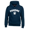 thumbnail image 1 of Shop4Ever Men's Pawdre Paw Print Dog Dad Father Hooded Sweatshirt Hoodie Large Navy, 1 of 5