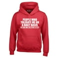 thumbnail image 1 of Shop4Ever Men's People Who Tolerate Me On A Daily Basis Real Heroes Hooded Sweatshirt Hoodie X-Large Red, 1 of 5