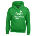 thumbnail image 1 of Shop4Ever Men's Pinch Charming St. Patrick's Day  Hooded Sweatshirt Hoodie Medium Irish Green, 1 of 5