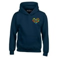 thumbnail image 1 of Shop4Ever Men's Pocket Size Puzzle Heart Autism Awareness Support Hooded Sweatshirt Hoodie XXX-Large Navy, 1 of 5