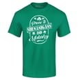 thumbnail image 1 of Shop4Ever Men's Prone to Shenanigans and Malarkey St. Patrick's Day Graphic T-shirt X-Large Kelly, 1 of 5