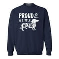 thumbnail image 1 of Shop4Ever Men's Proud to Have a Little Weiner Funny Dachshund Dog Crewneck Sweatshirt XXX-Large Navy, 1 of 5
