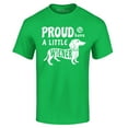 thumbnail image 1 of Shop4Ever Men's Proud to Have a Little Weiner Funny Dachshund Dog Graphic T-shirt X-Large Irish Green, 1 of 5