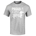 thumbnail image 1 of Shop4Ever Men's Proud to Have a Little Weiner Funny Dachshund Dog Graphic T-shirt X-Large Sports Grey, 1 of 5