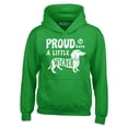 thumbnail image 1 of Shop4Ever Men's Proud to Have a Little Weiner Funny Dachshund Dog Hooded Sweatshirt Hoodie Small Irish Green, 1 of 5