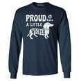 thumbnail image 1 of Shop4Ever Men's Proud to Have a Little Weiner Funny Dachshund Dog Long Sleeve Shirt XXX-Large Navy, 1 of 5