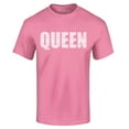thumbnail image 1 of Shop4Ever Men's Queen African Pattern Style Graphic T-shirt X-Large Azalea Pink, 1 of 5