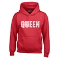 thumbnail image 1 of Shop4Ever Men's Queen African Pattern Style Hooded Sweatshirt Hoodie X-Large Red, 1 of 5