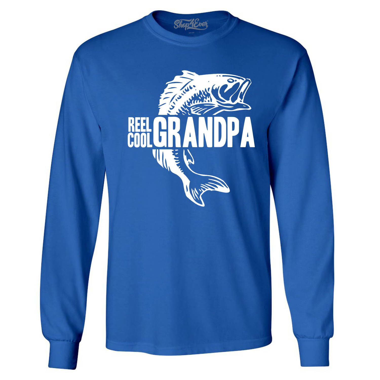 Reel Cool Gramps Fishing Grandfather Big and Tall Men T-shirt