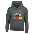 thumbnail image 1 of Shop4Ever Men's Rizz 'Em with the 'Tism Austism Neurodiversity Hooded Sweatshirt Hoodie XXX-Large Charcoal, 1 of 5