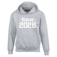 thumbnail image 1 of Shop4Ever Men's Senior 2026 Graduation Hooded Sweatshirt Hoodie Medium Sports Grey, 1 of 5